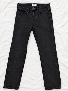 Denizen From Levi's Boys Skinny Jeans Size 8 Regular Black Super Flex